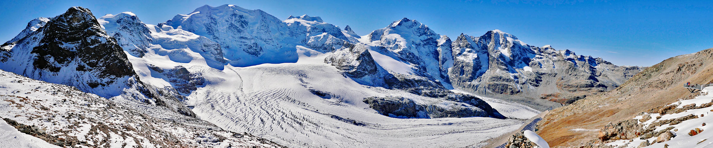 Diavolezza Richtung Persgletscher, Berninagruppe 4049 m
