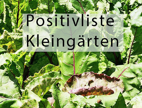 fgv Rütihard Positivliste Kleingärten